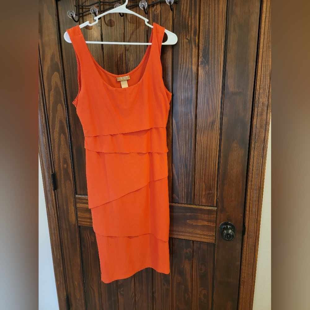 Miss Tina orange dress size 12-14